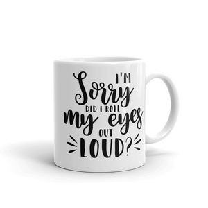 I'M SORRY, DID I .....